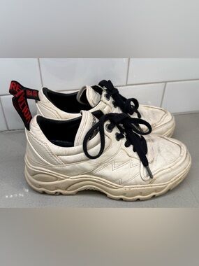 Zadig & Voltaire Blaze White Leather Chunky Sneakers